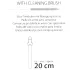 Straw Willy - paille en forme de pénis - verre transparent - lot de 4