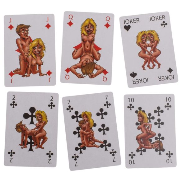 Kama Sutra - jeu de cartes érotiques amusant - 24 cartes