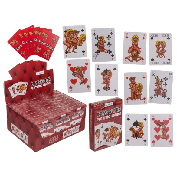Kama Sutra - jeu de cartes érotiques amusant - 24 cartes