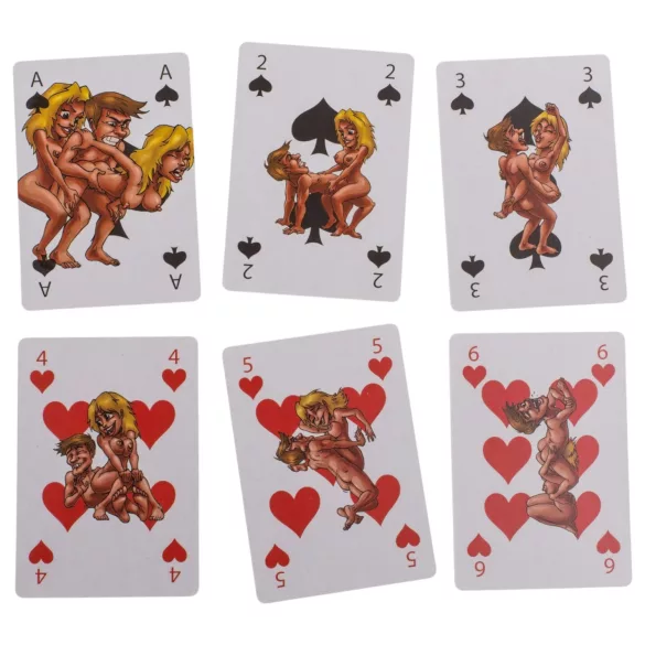Kama Sutra - jeu de cartes érotiques - 54 cartes