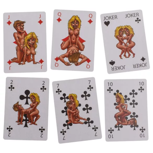 Kama Sutra - jeu de cartes érotiques - 54 cartes