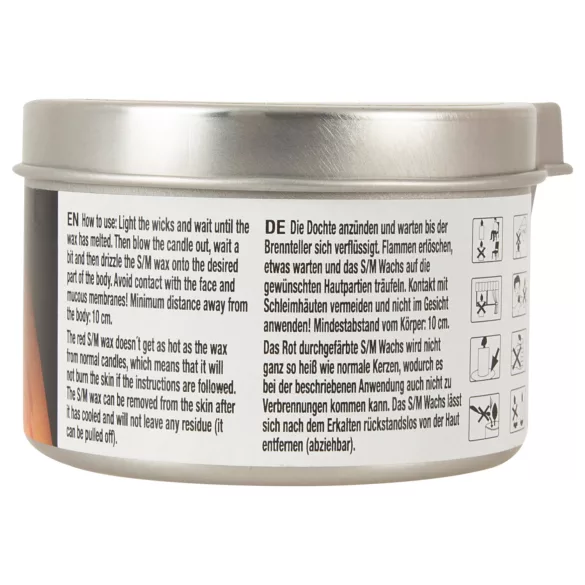 BDSM High Temperature - bougie de massage corps - paraffine chaude - 100ml