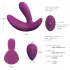 Cotoxo Saddle - stimulateur prostate vibrant télécommandé - silicone violet