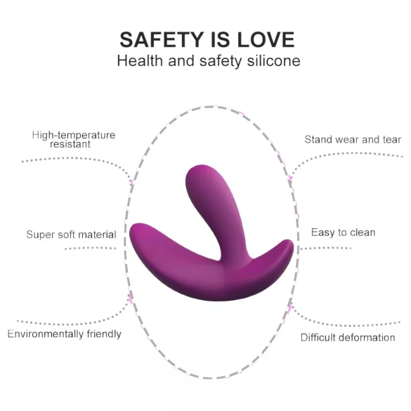 Cotoxo Saddle - stimulateur prostate vibrant télécommandé - silicone violet