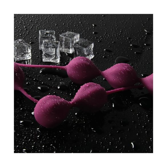 Cotoxo Belle - Boules de geisha 3 pièces - silicone violet