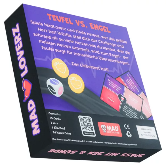 MadLoverz - jeu érotique pour couple - version anglaise