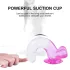 Sunfo - gode ceinture ventouse avec testicules - 22cm - transparent violet