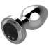 Sunfo - plug anal vibrant télécommandé rechargeable - argent