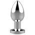 Sunfo - plug anal vibrant télécommandé rechargeable - argent