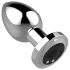 Sunfo - plug anal vibrant télécommandé rechargeable - argent