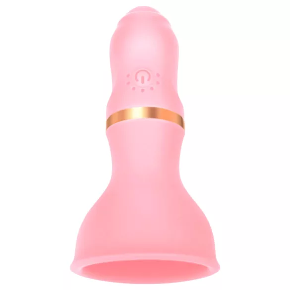 Sunfo - vibromasseur seins rechargeable - silicone rose