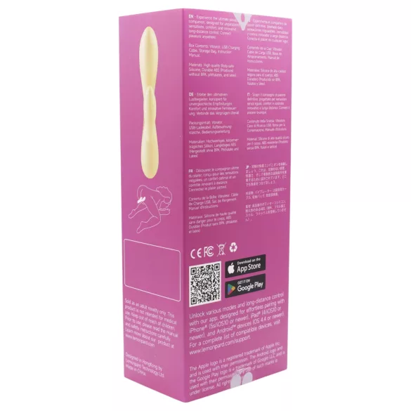 LP Jessica - vibrant intelligent avec bras clitoridien (jaune)