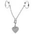 Bijoux Indiscrets - bijou intime strass cœur - argenté