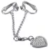 Bijoux Indiscrets - bijou intime strass cœur - argenté