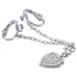 Bijoux Indiscrets - bijou intime strass cœur - argenté