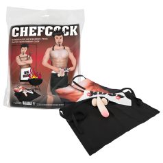 CHEFCOCK - tablier humoristique homme - motif pénis