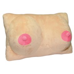 Plushie - coussin poitrine - doux peluche - rose