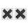 X - Stickers seins scintillants - autocollants poitrine