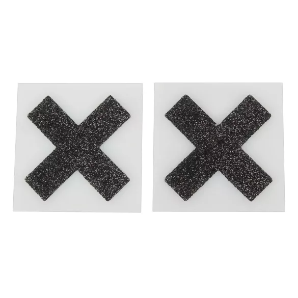 X - Stickers seins scintillants - autocollants poitrine