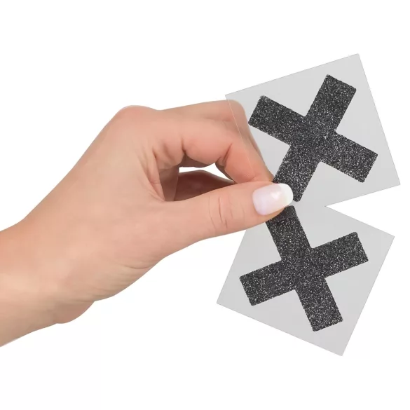 X - Stickers seins scintillants - autocollants poitrine