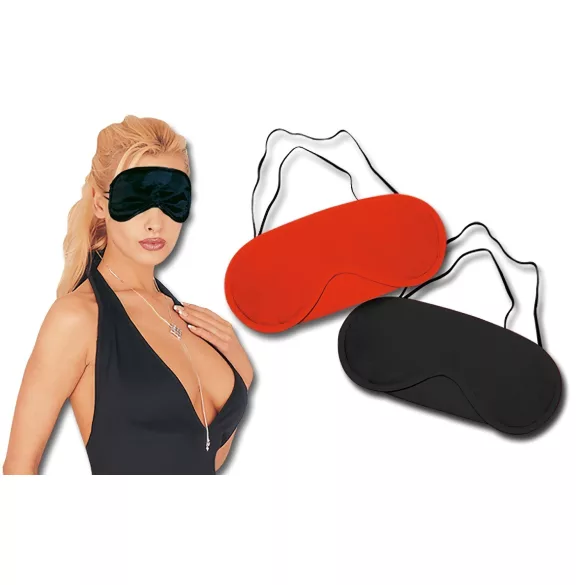 Masque érotique set - 2 pièces - noir