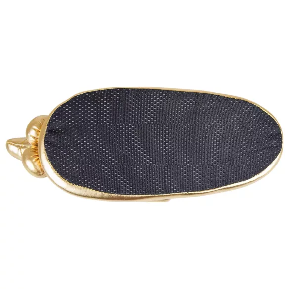 Péniszes papucs - pantoufles pénis - humour adulte - doré