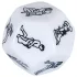 Jeu de dés érotiques 12 faces - blanc
