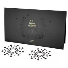 Brillant - pasties pour tétons strass noirs
