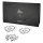 Diamants brillants - set bijoux intimes - 3 pièces - noir