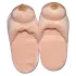 Chaussons seins - doux peluche - beige