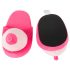 Chaussons seins - peluche - rose