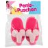 Chaussons pénis - doux - rose