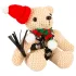 Bad Kitty - ours en peluche BDSM - édition Noël