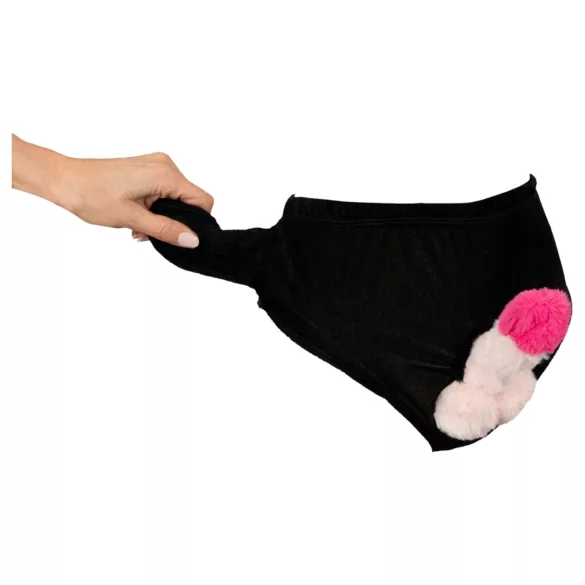 Culotte à pompe pénis (noir)