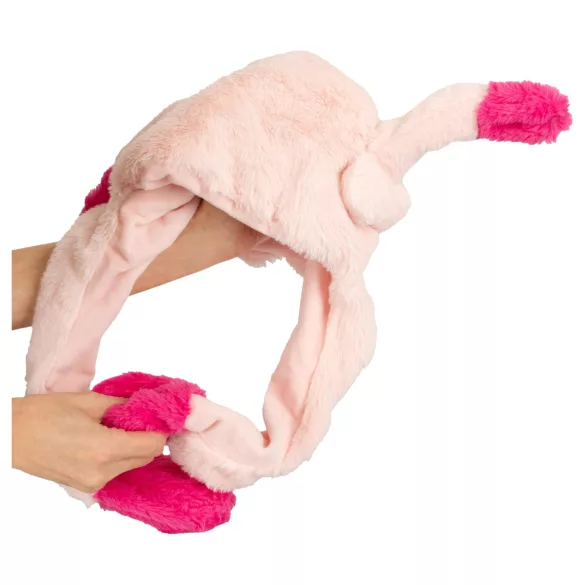 Bonnet oreilles mobiles - rose