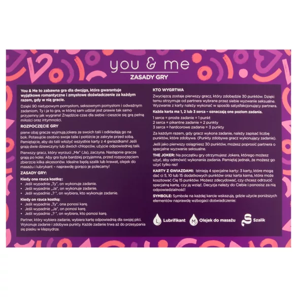 you & me - jeu érotique pour couples (polonais)