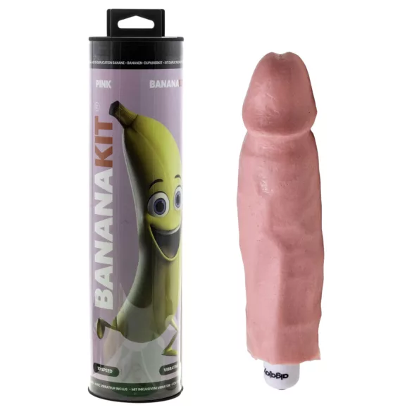 Bananakit - kit de moulage de pénis avec vibromasseur (rose)