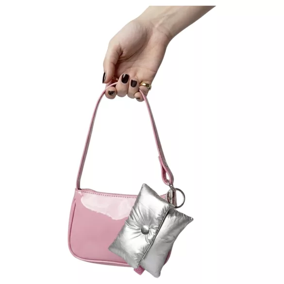 Womanizer Snap - pochette de rangement avec porte-clés (argent)