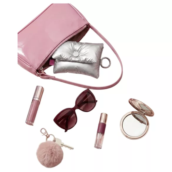 Womanizer Snap - pochette de rangement avec porte-clés (argent)