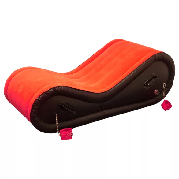 Magic Pillow - mobilier BDSM gonflable avec menottes - grand - rouge