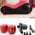 Coussin magique Desirel - mobilier sexuel BDSM gonflable - avec menottes (rouge)