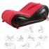 Coussin magique Desirel - mobilier sexuel BDSM gonflable - avec menottes (rouge)