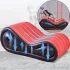 Coussin magique Desirel - mobilier sexuel BDSM gonflable - avec menottes (rouge)
