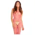 Rene Rofe - combinaison résille femme - rose - S-L