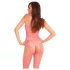 Rene Rofe - combinaison résille femme - rose - S-L