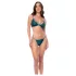 Mapalé - ensemble lingerie bretelles motif fleuri - vert - L/XL