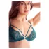 Mapalé - ensemble lingerie bretelles motif fleuri - vert - L/XL