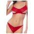 Mapalé - ensemble soutien-gorge ouvert - rouge