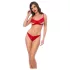 Mapalé - ensemble soutien-gorge ouvert - rouge - L/XL