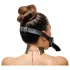 ZADO - bâillon bouche pénis - silicone noir